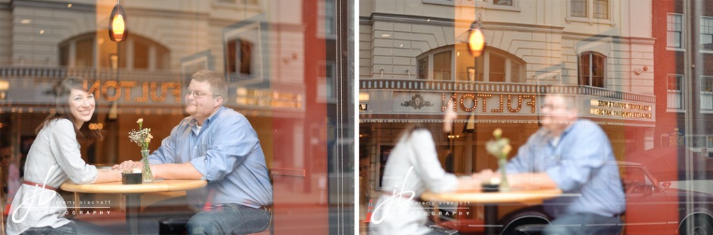 Downtown Lancaster City engagement session by Jeremy Bischoff Photography