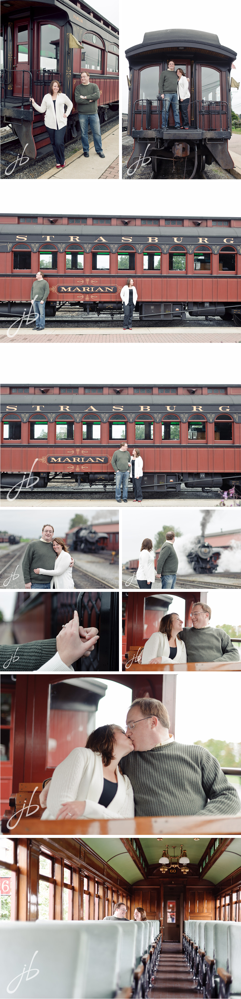 Strasburg PA engagement photography by Jeremy Bischoff Photography