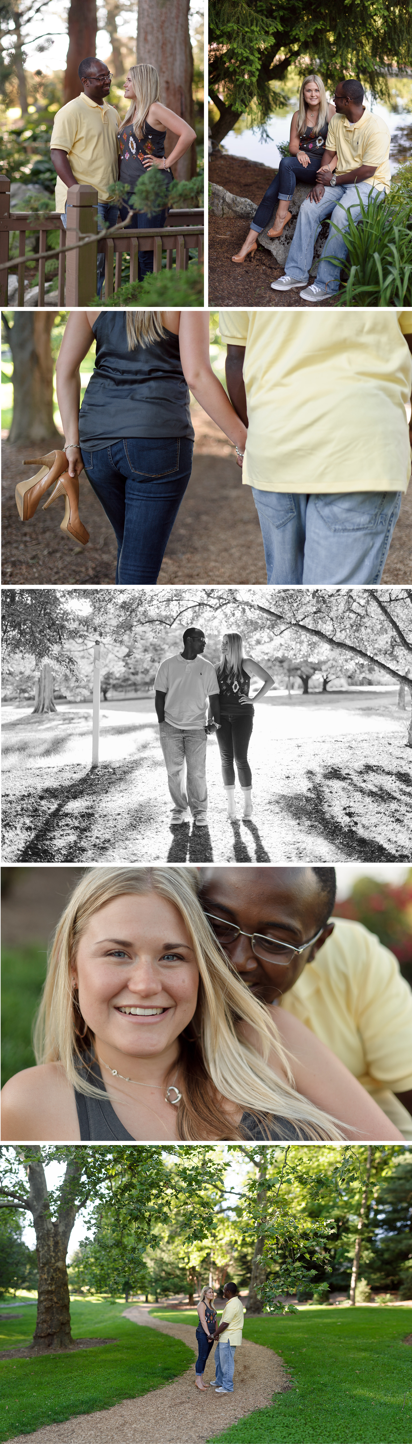 Hershey Gardens Engagement by Jeremy Bischoff Photography