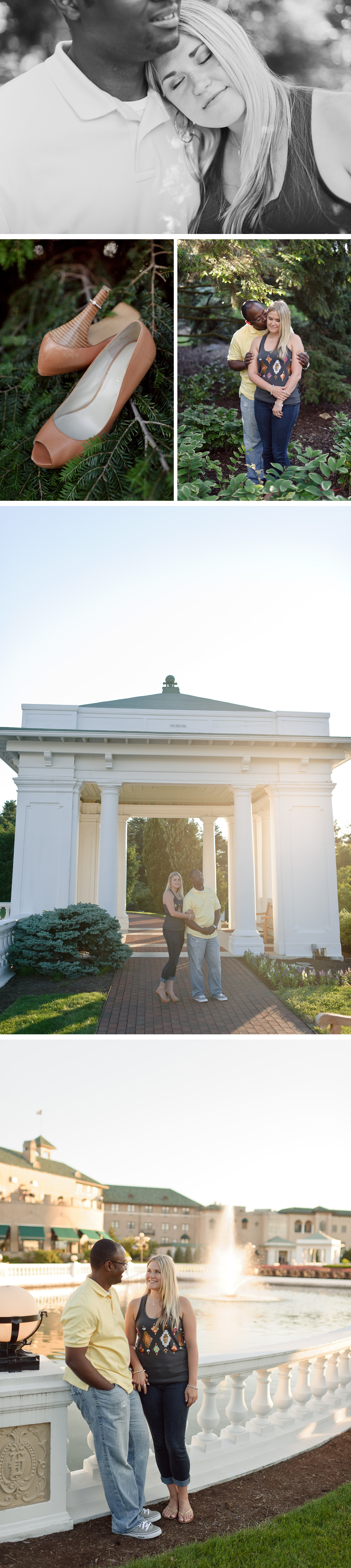 Hershey Gardens Engagement by Jeremy Bischoff Photography